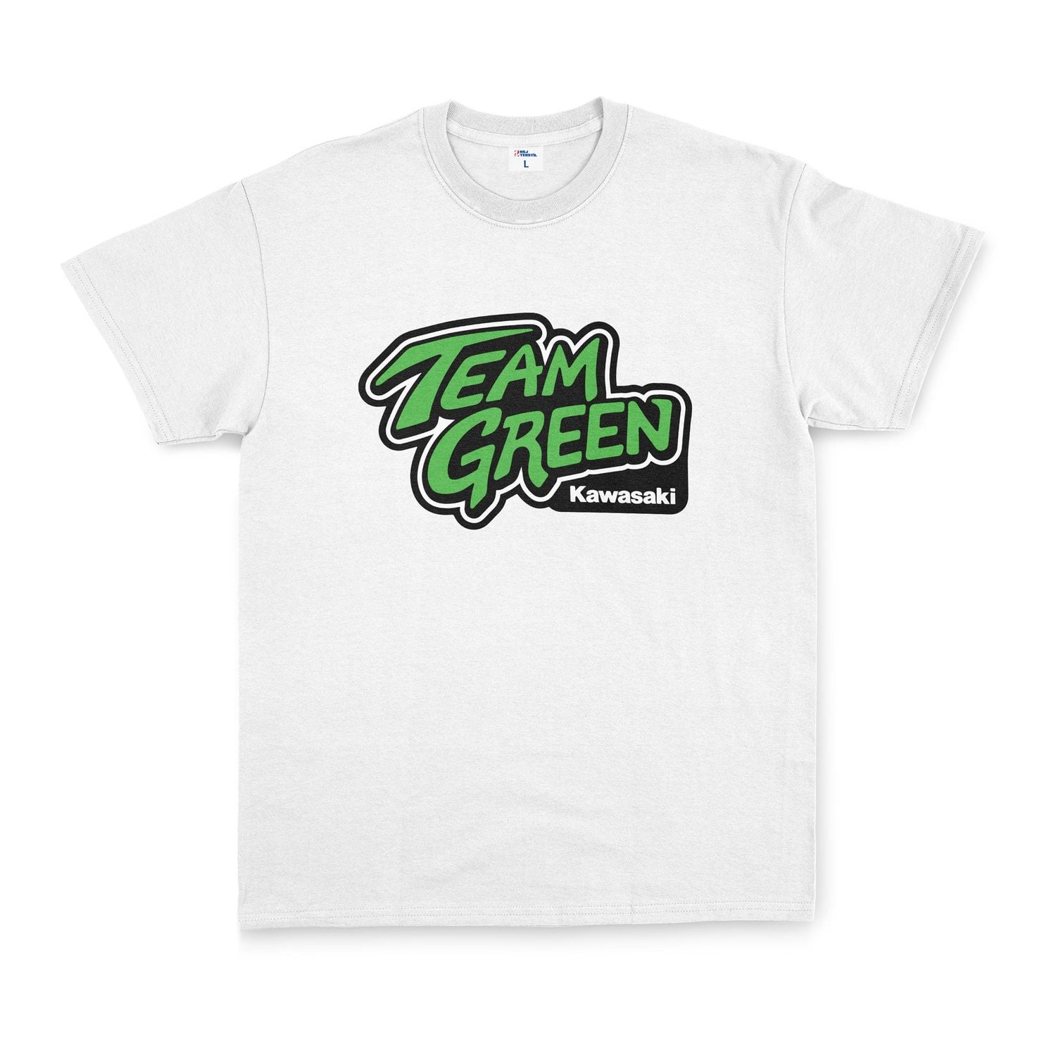 Team Green Kawasaki Racing Tişört XL - Beyaz