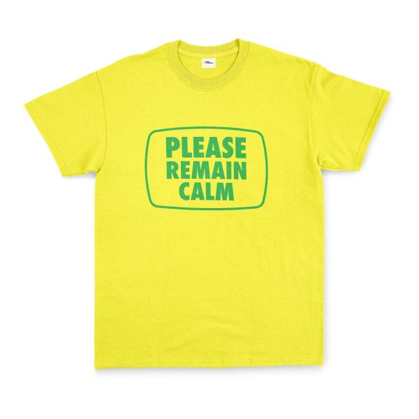 Please Remain Calm | Fallout Tişört S - Sarı