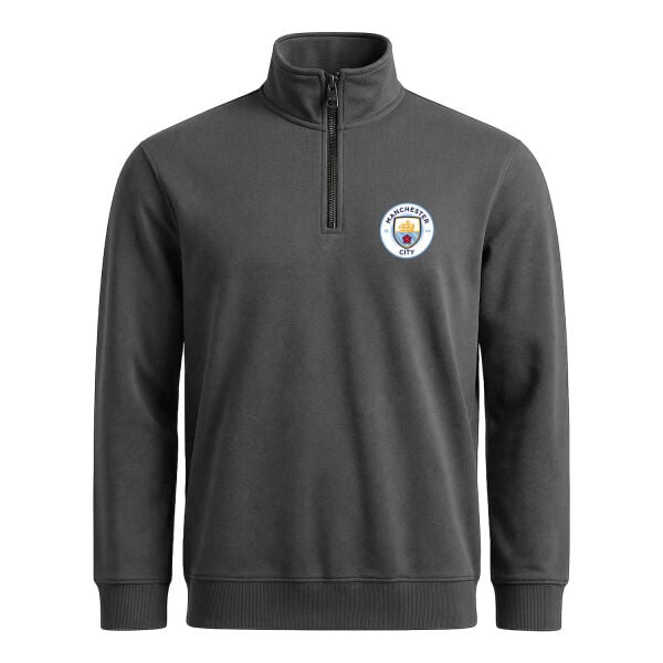 Manchester City Yarım Fermuarlı Sweatshirt