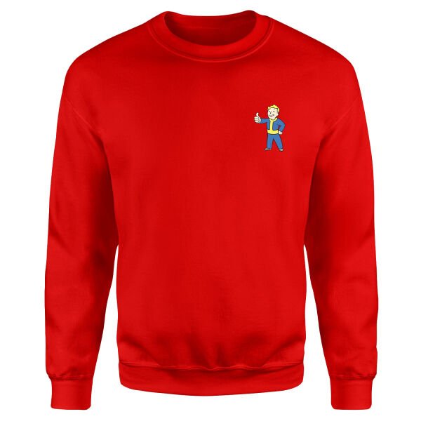 Vault Boy Sweatshirt M - Kırmızı