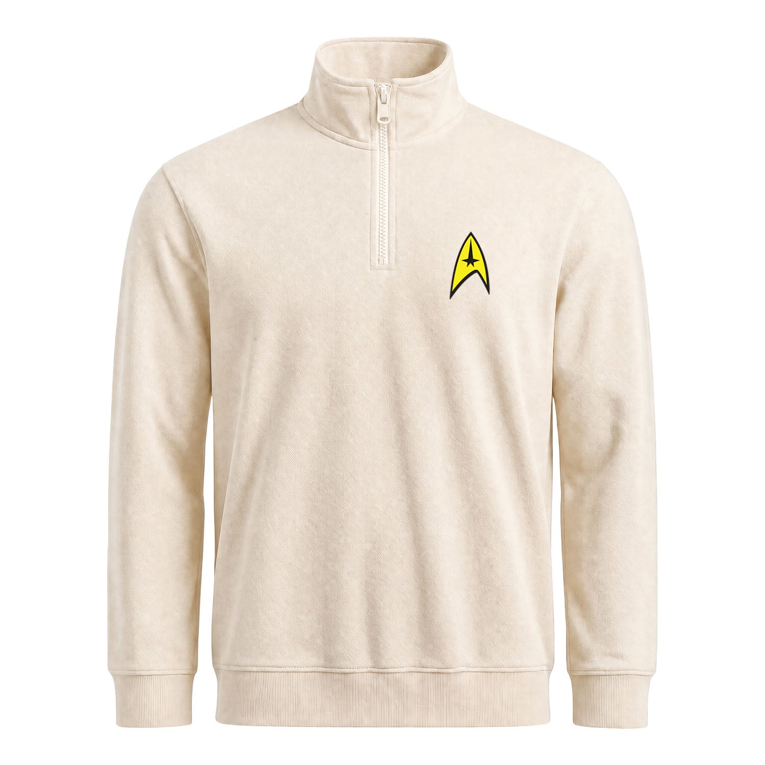 Star Trek Delta Yarım Fermuarlı Sweatshirt