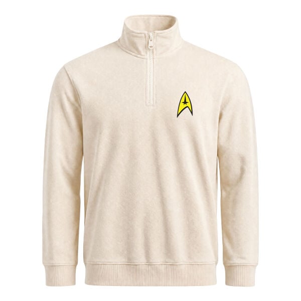 Star Trek Delta Yarım Fermuarlı Sweatshirt