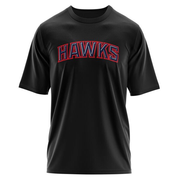 Hawks Oversize Tişört M - Siyah