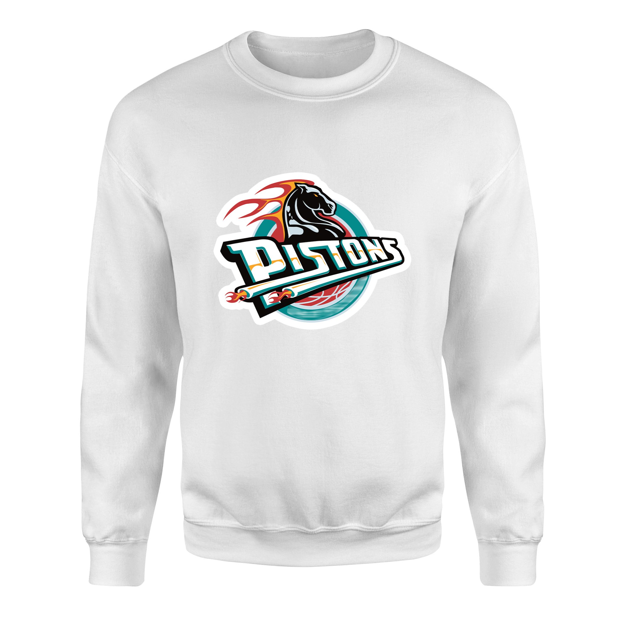 Detroit Retro Sweatshirt XL - Beyaz