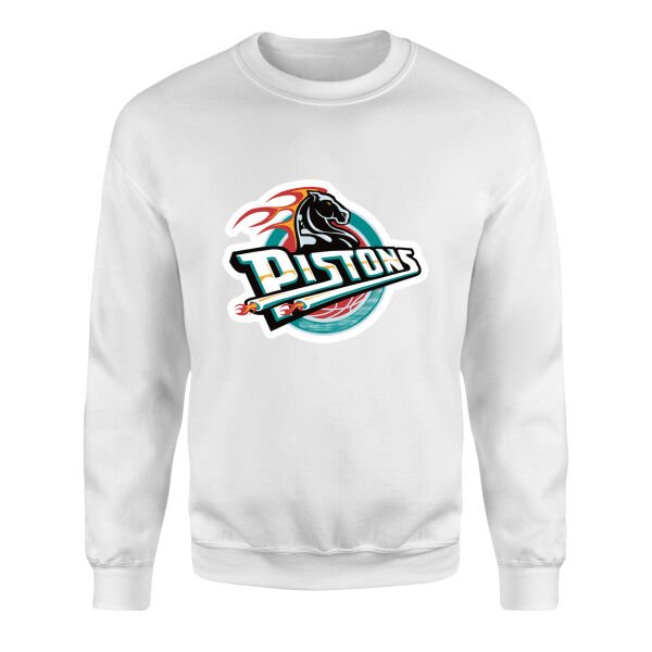 Detroit Retro Sweatshirt XL - Beyaz