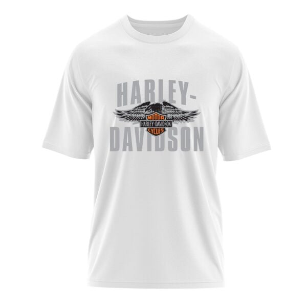 Harley-Davidson Retro Oversize Tişört M - Beyaz | OUTLET