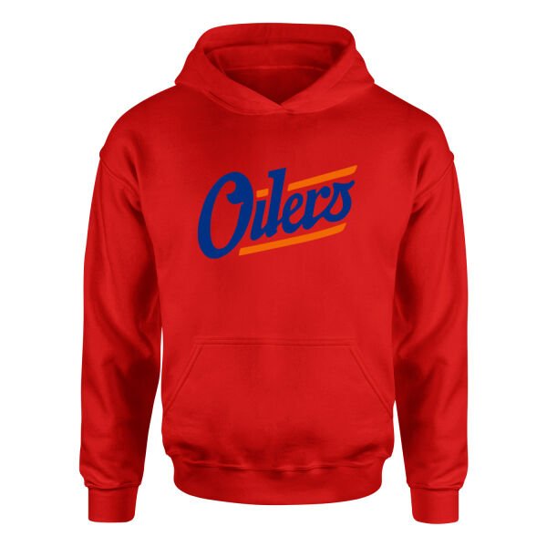 Edmonton Oilers Shield Hoodie L - Kırmızı