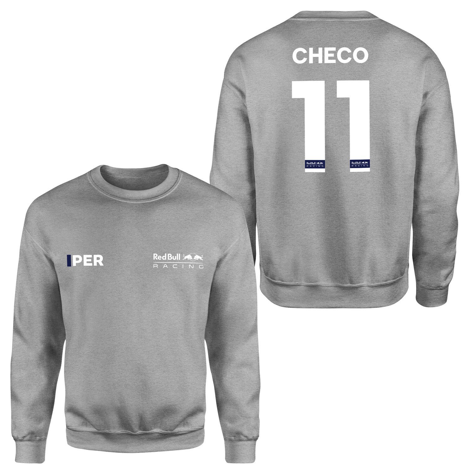 Sergio Perez Red Bull Racing White #11 Sweatshirt