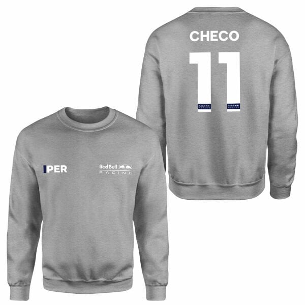 Sergio Perez Red Bull Racing White #11 Sweatshirt