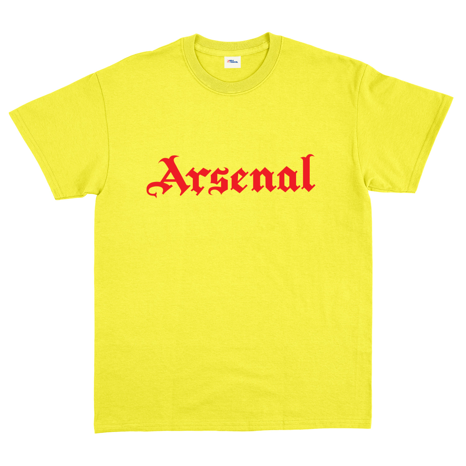 Arsenal Black Letters R Tişört L - Sarı