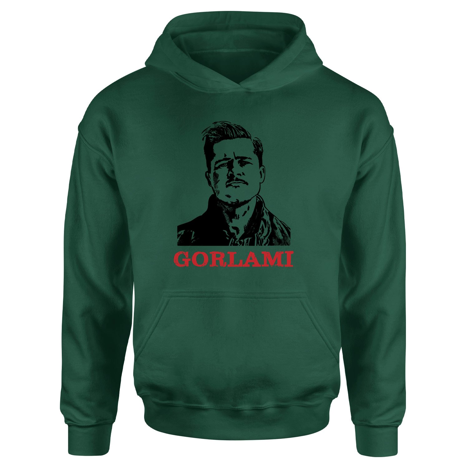 Gorlami | Brad Pitt Hoodie S - Nefti Yeşili