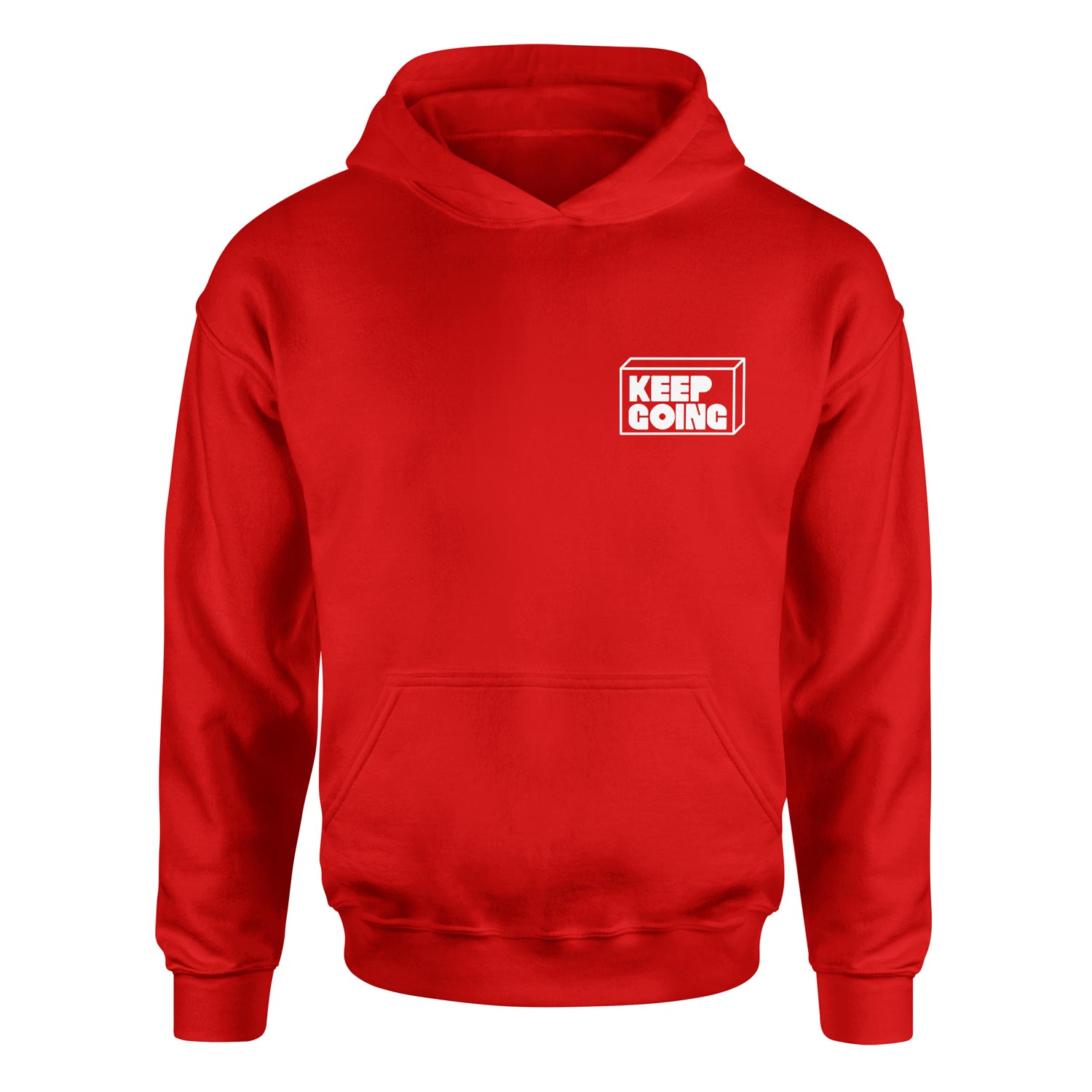 Keep Going Hoodie XXL - Kırmızı