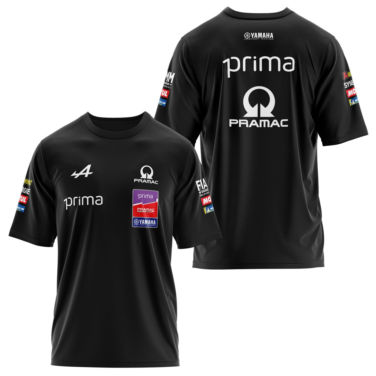 Pramac Racing 2026 Teamline Oversize Tişört S - Siyah