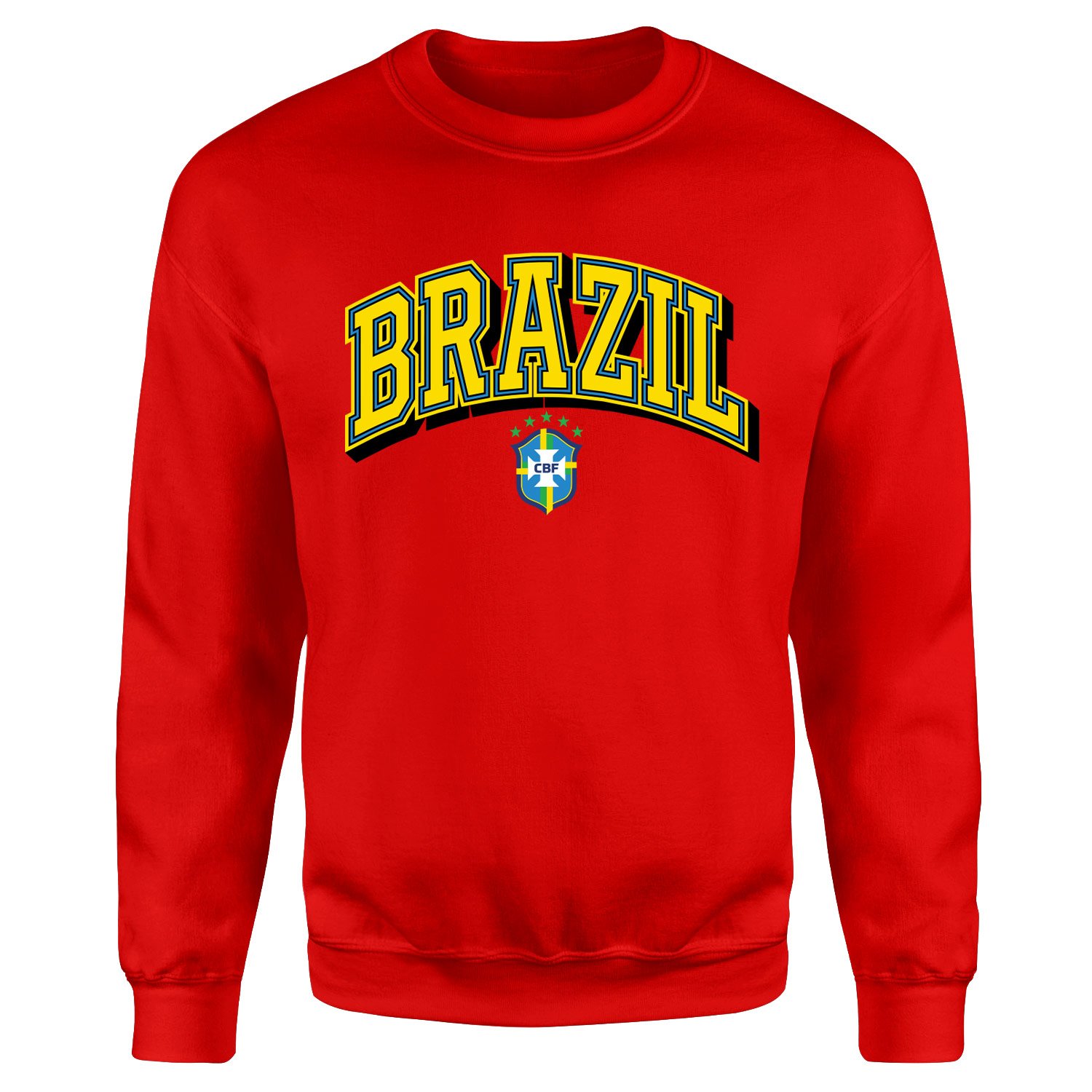 Brezilya 2026 Varsity Sweatshirt L - Kırmızı