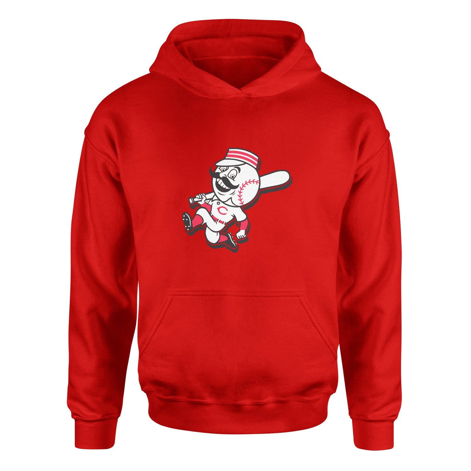 Cincinnati Reds | Mr. Red 60’s Hoodie XL - Kırmızı