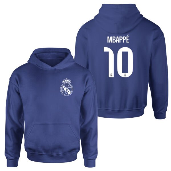 Kylian Mbappe RM WH Forma Hoodie S - İndigo Mavisi