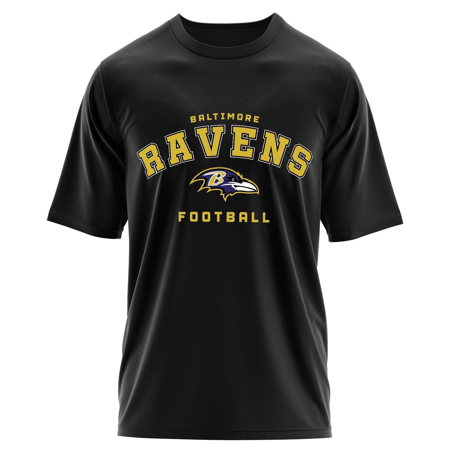 Baltimore Ravens Football 24 Oversize Tişört M - Siyah