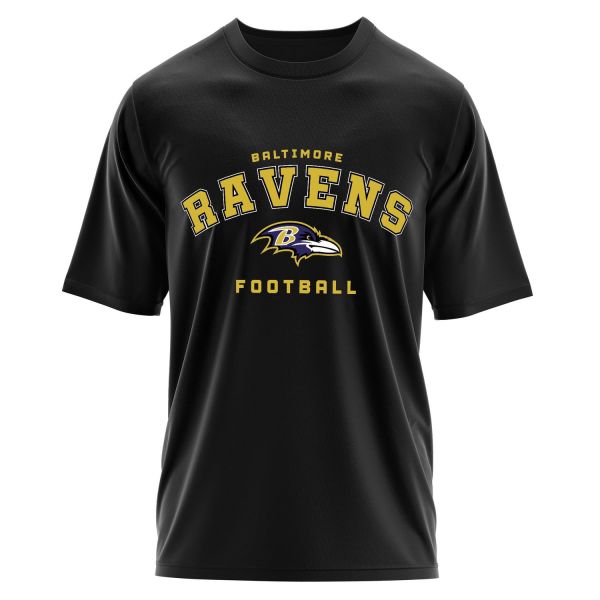 Baltimore Ravens Football 24 Oversize Tişört M - Siyah