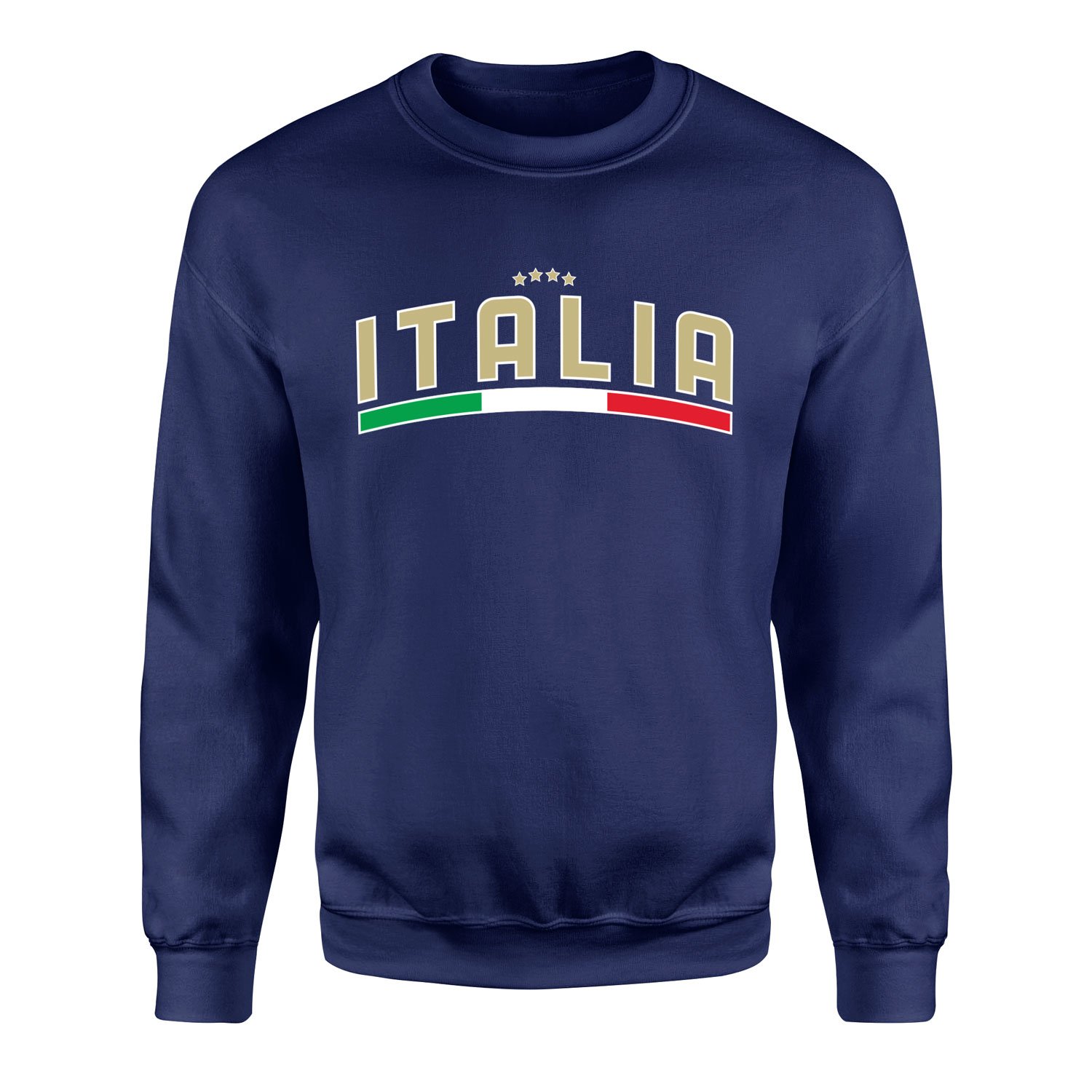 Italia Tricolore Sweatshirt S - İndigo Mavisi