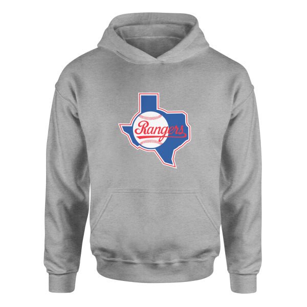 Rangers, TX Hoodie XL - Gri