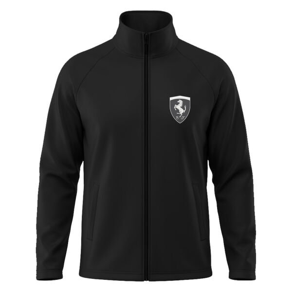 Scuderia Ferrari Muted Black Soft Shell Ceket M - Siyah