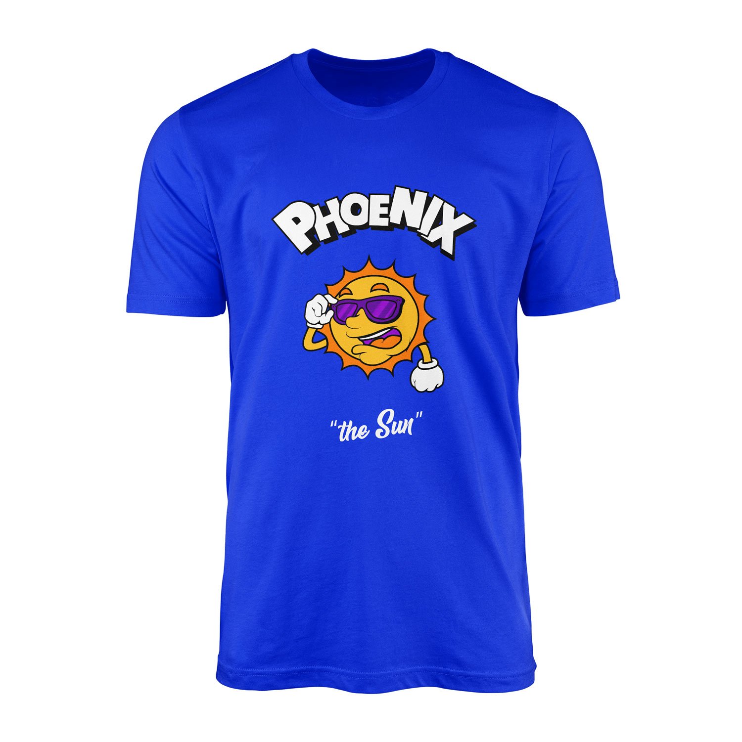 Phoenix Cartoon Tişört XXL - Mavi