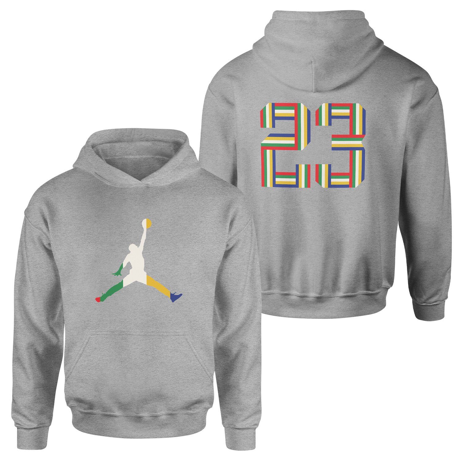 Air Jordan 23 PRISM Hoodie S - Gri