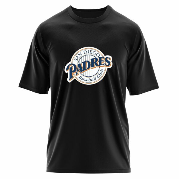 San Diego Padres Baseball Oversize Tişört S - Siyah