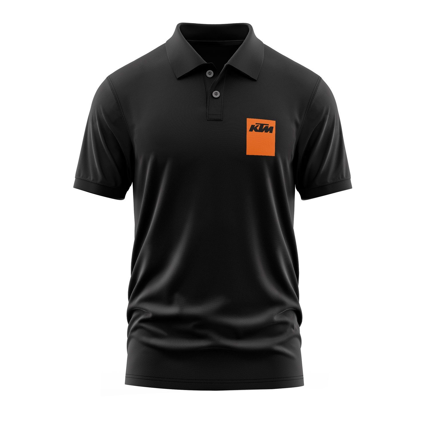 KTM Badge Polo Tişört S - Siyah