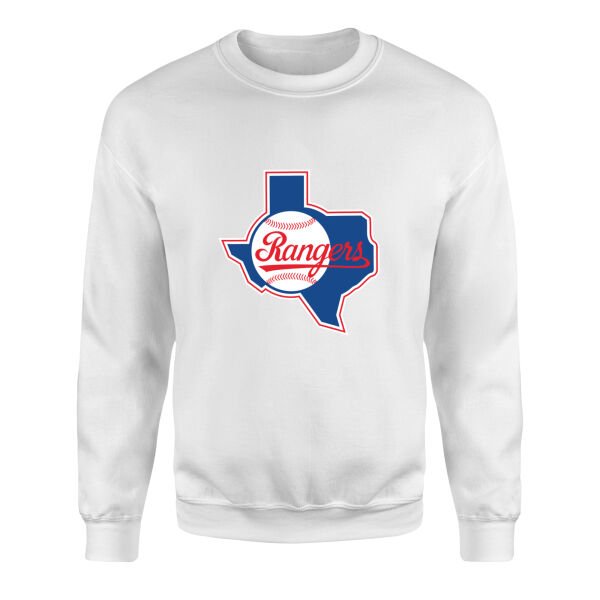 Rangers, TX Sweatshirt M - Beyaz