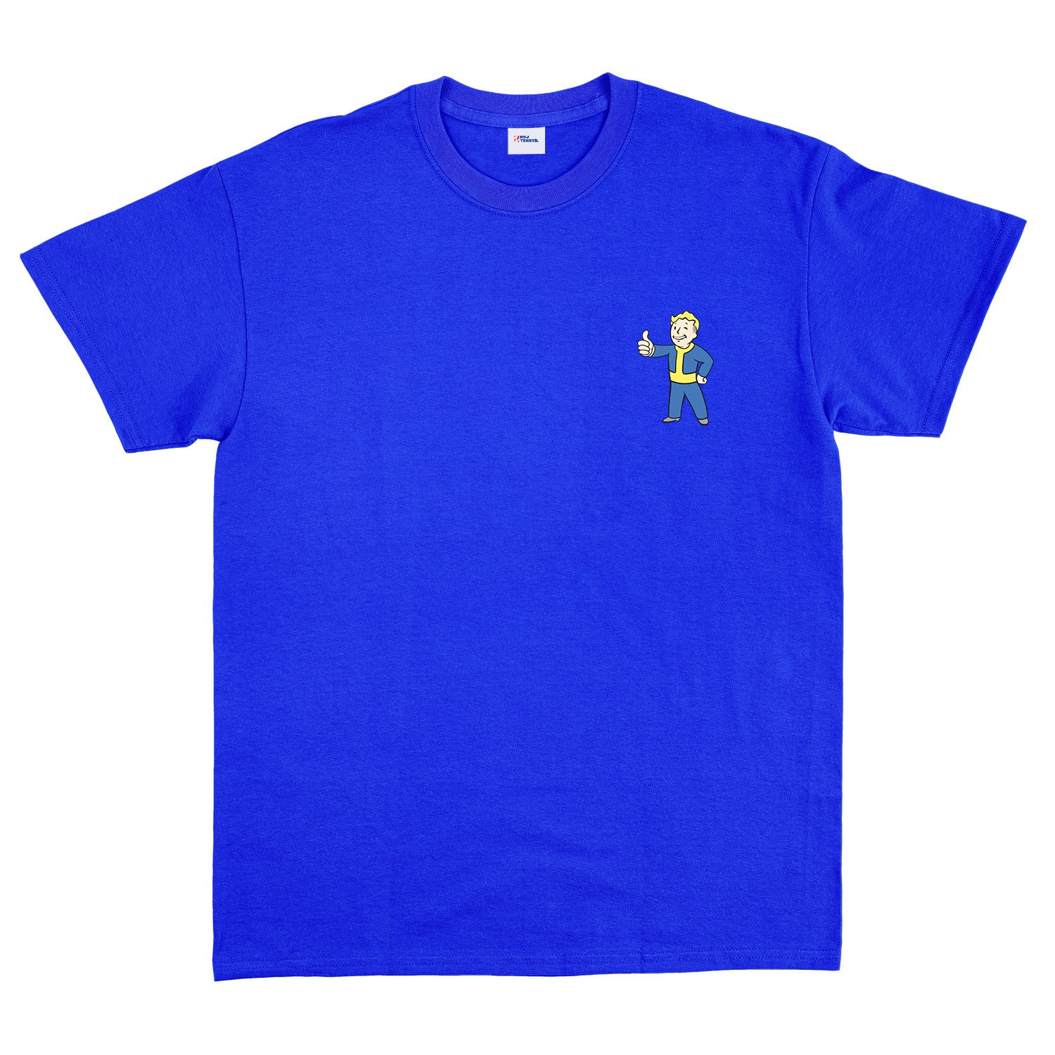 Vault Boy Tişört L - Mavi