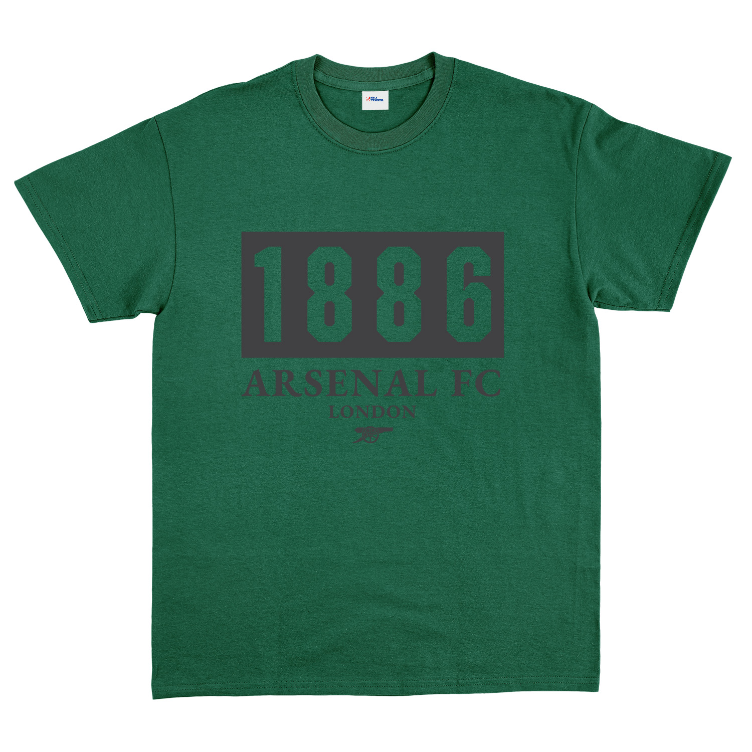 Arsenal Football Club 1886 Tişört M - Nefti Yeşili