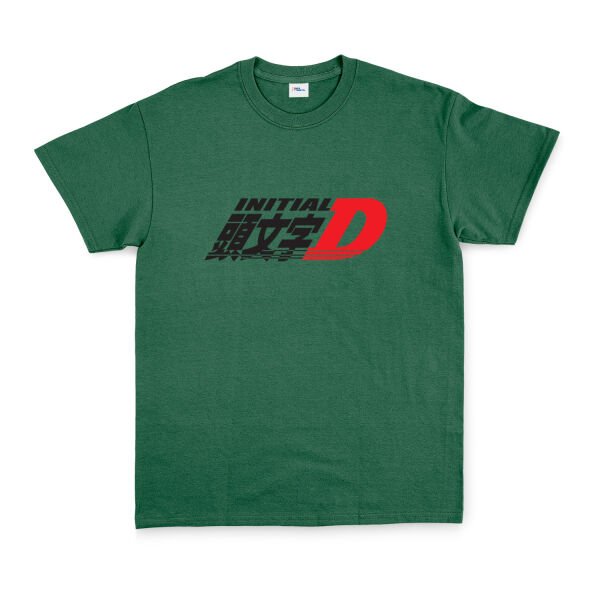 Initial D Tişört M - Nefti Yeşili