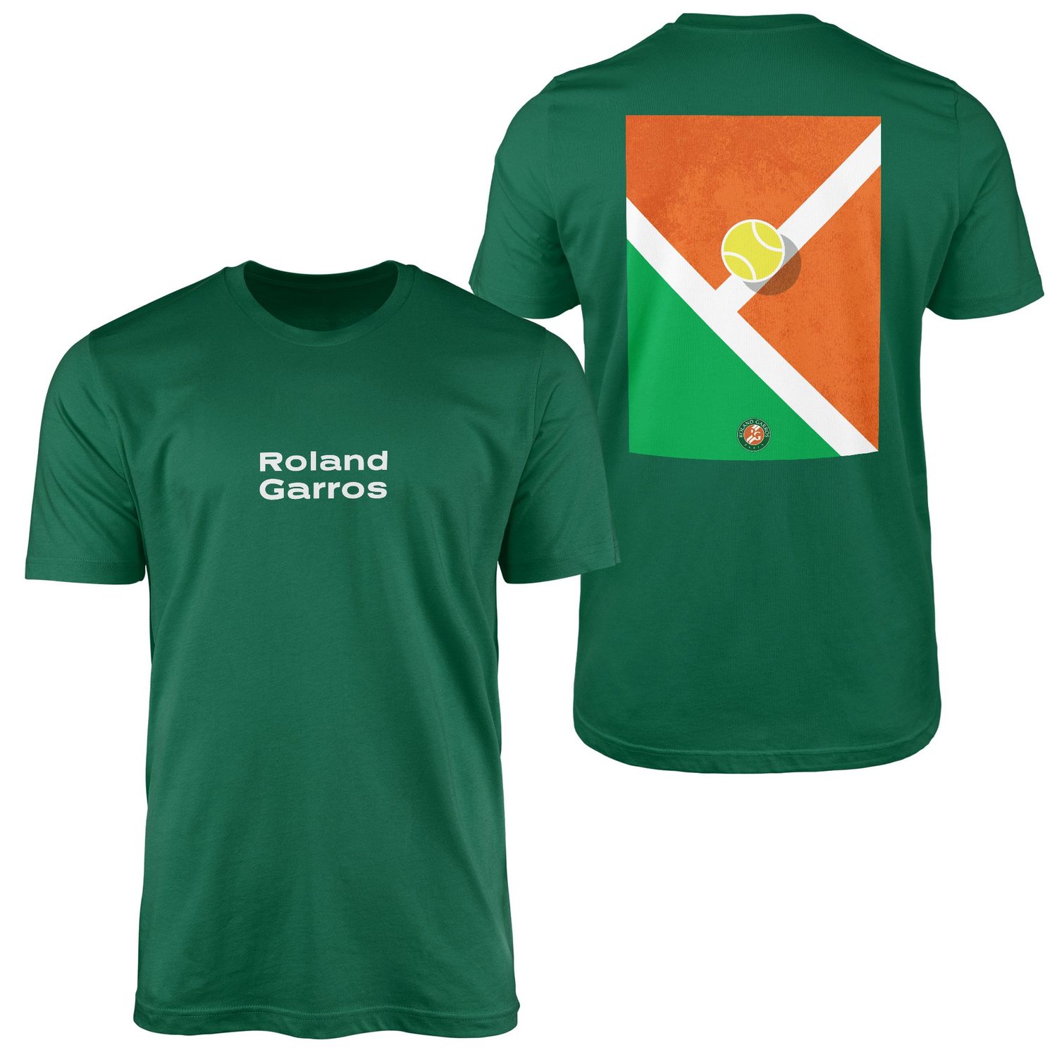 Roland Garros SE Tişört XXL - Nefti Yeşili