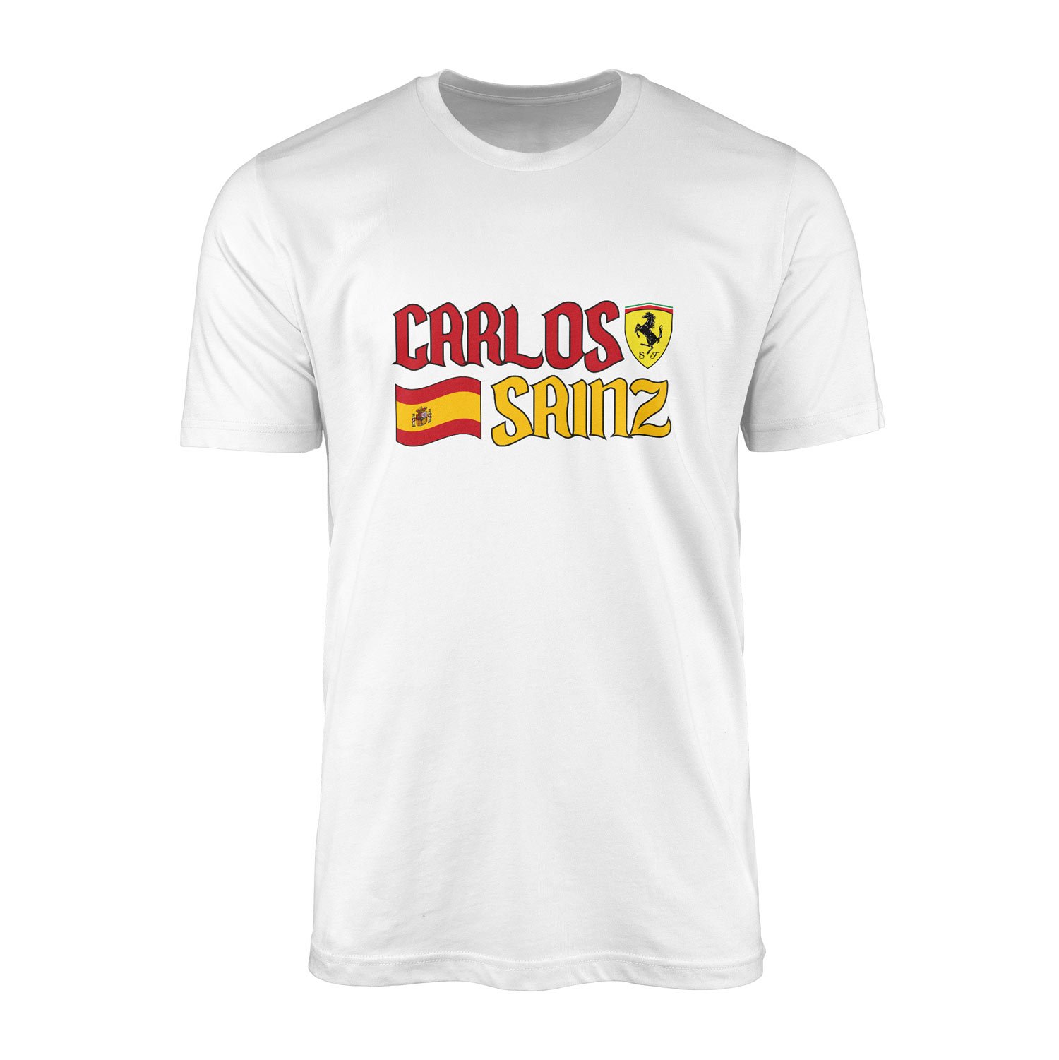Carlos Sainz Spanish Matador Tişört XXL - Beyaz