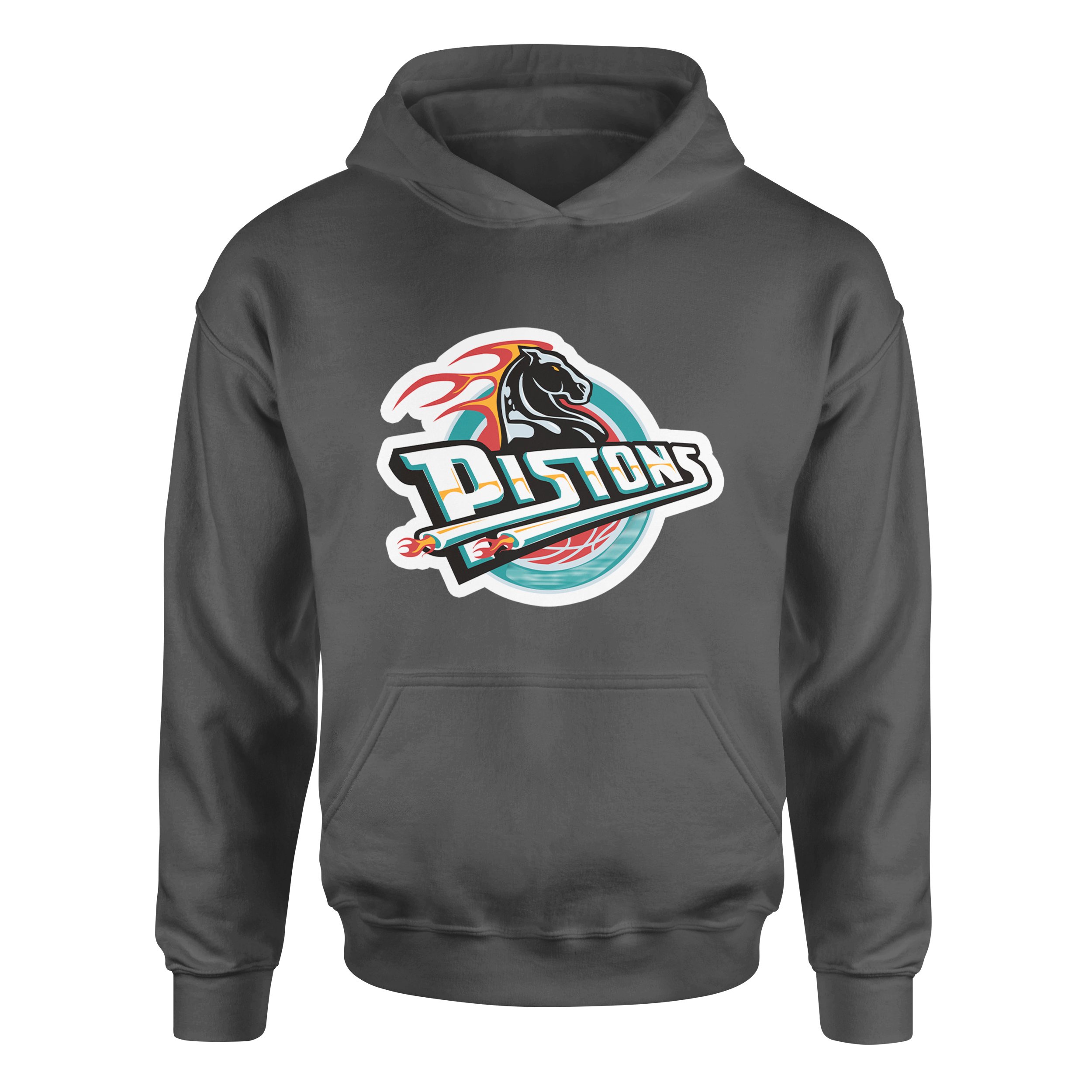 Detroit Retro Hoodie M - Füme