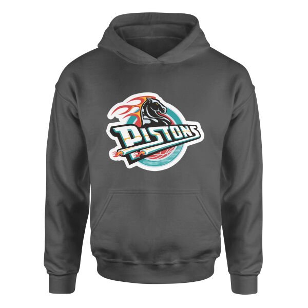 Detroit Retro Hoodie M - Füme