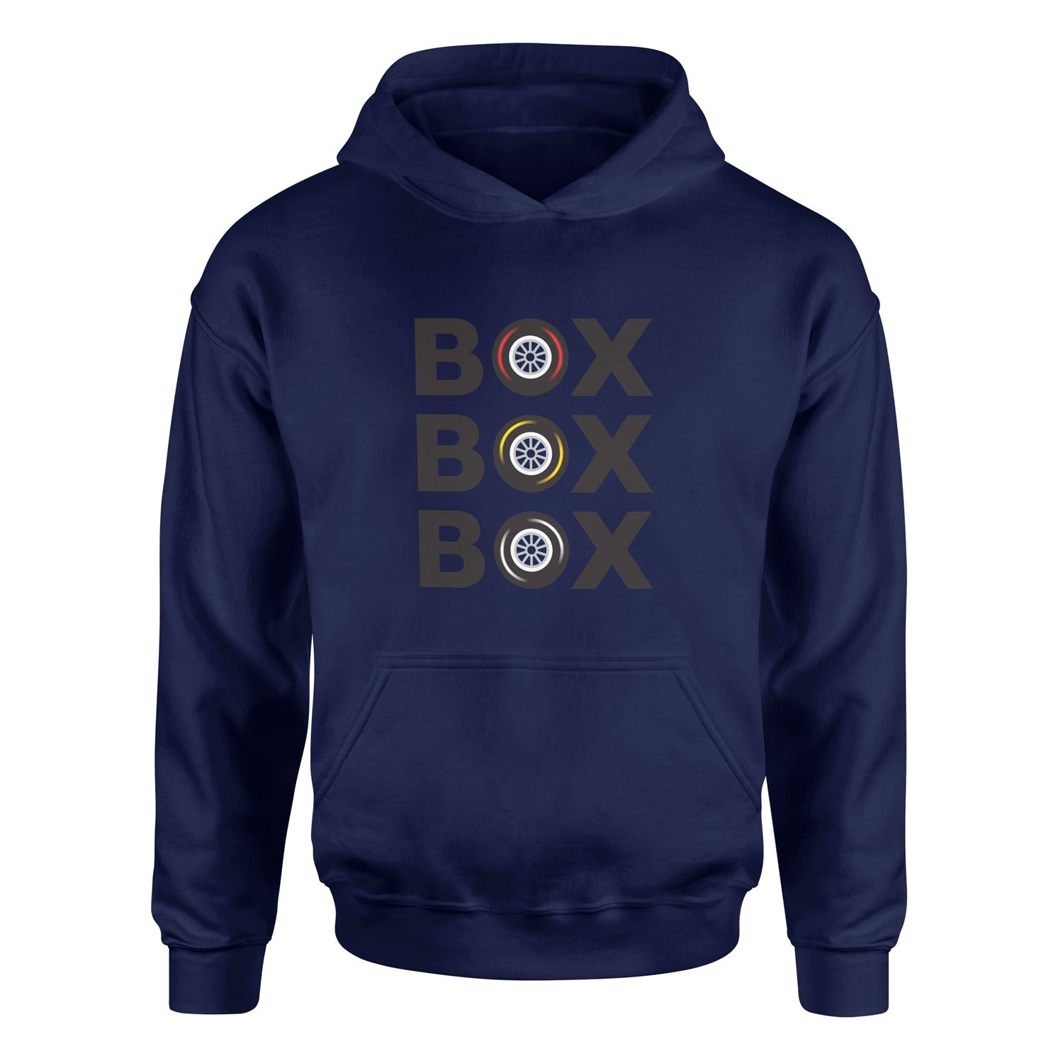 BOX BOX BOX Hoodie S - İndigo Mavisi