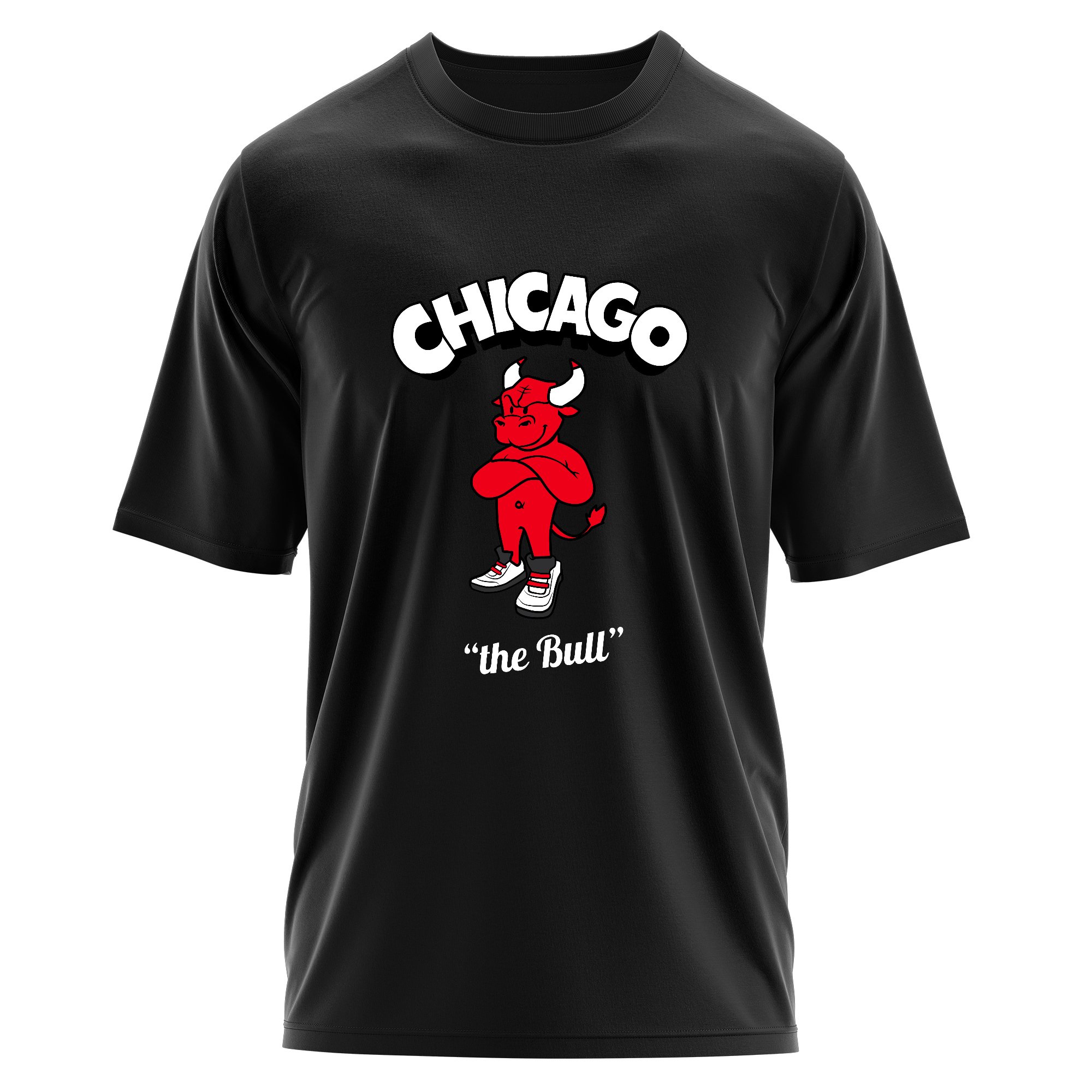 Chicago Cartoon Oversize Tişört