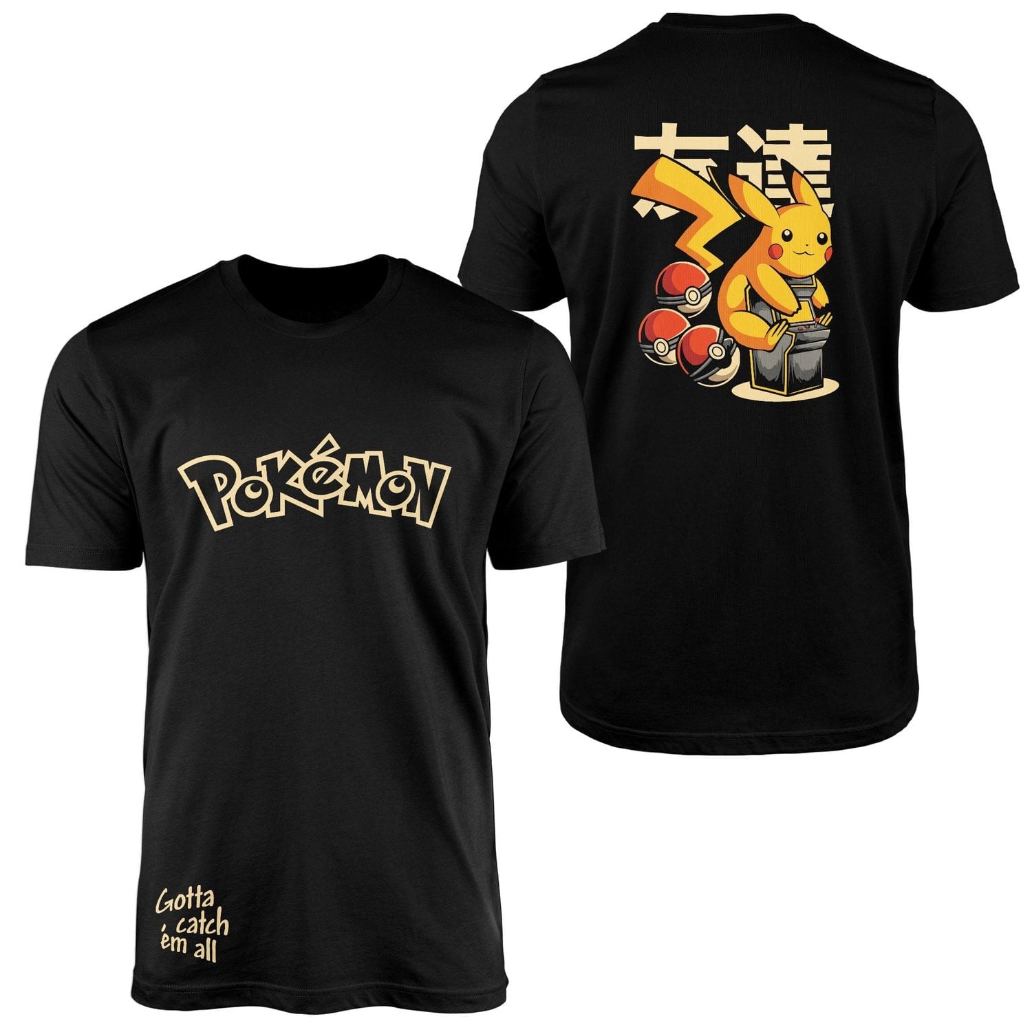 POKEMON Pikachu SE Tişört L - Siyah | OUTLET
