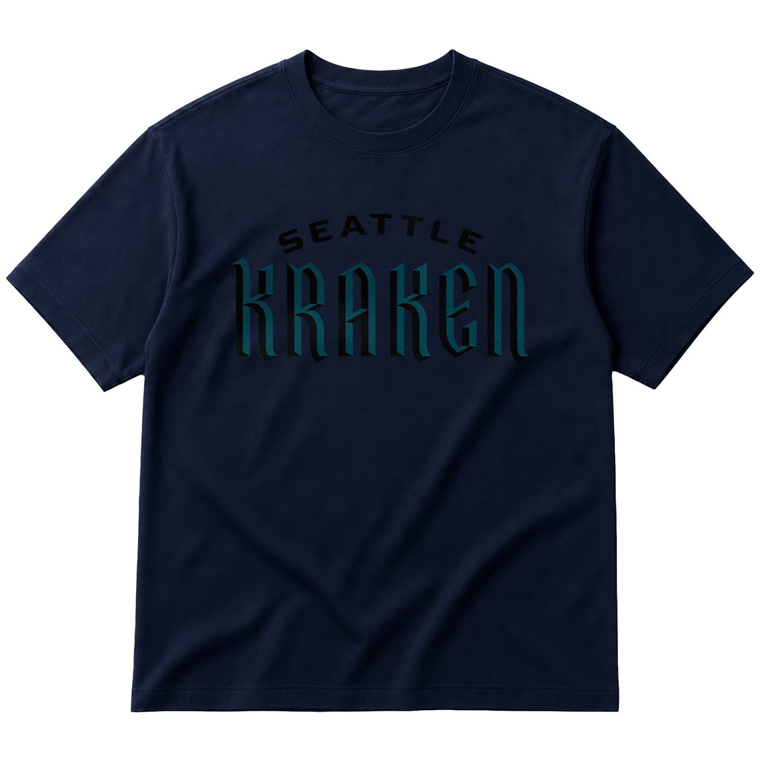 Seattle Kraken Oversize Tişört M - İndigo Mavisi