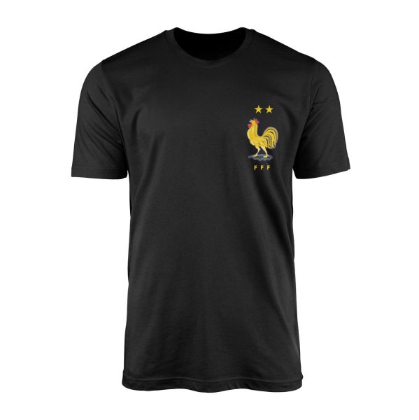 Fransa Futbol Takımı Tişört M - Siyah
