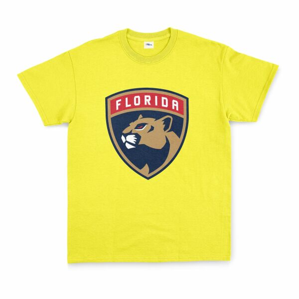 Florida Panthers Shield Tişört L - Sarı