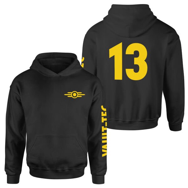 Vault 13 Dweller Hoodie M - Siyah