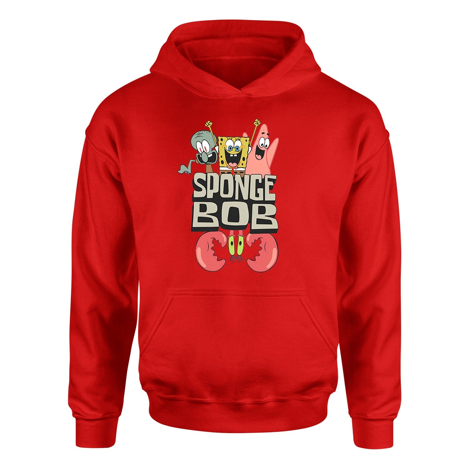 Sünger Bob Hoodie L - Kırmızı