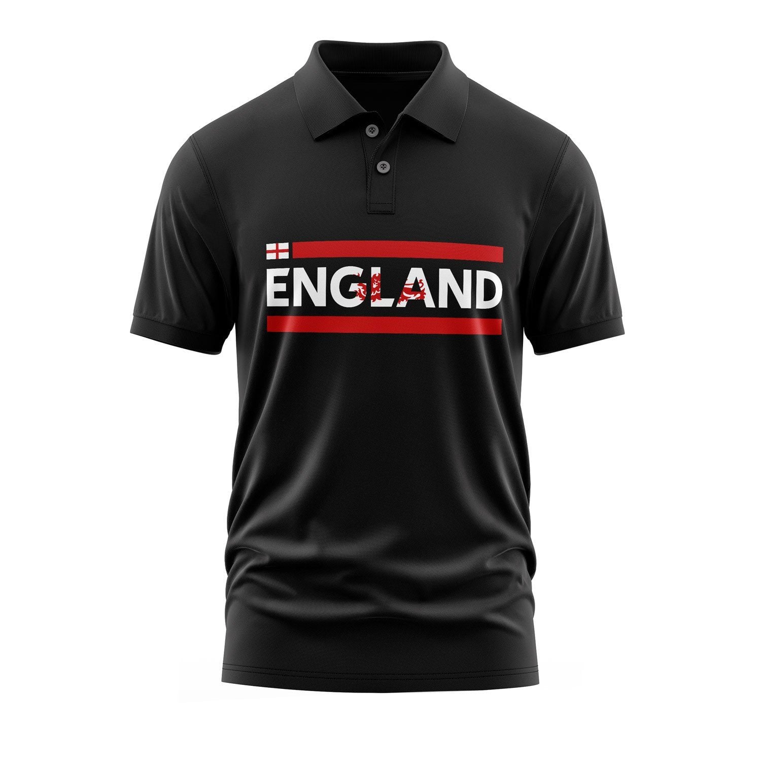 England Polo Tişört XL - Siyah