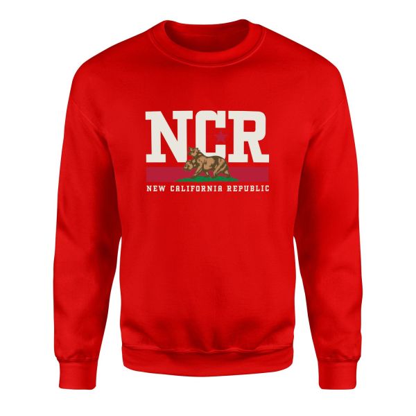NCR | Fallout Premium Sweatshirt L - Kırmızı