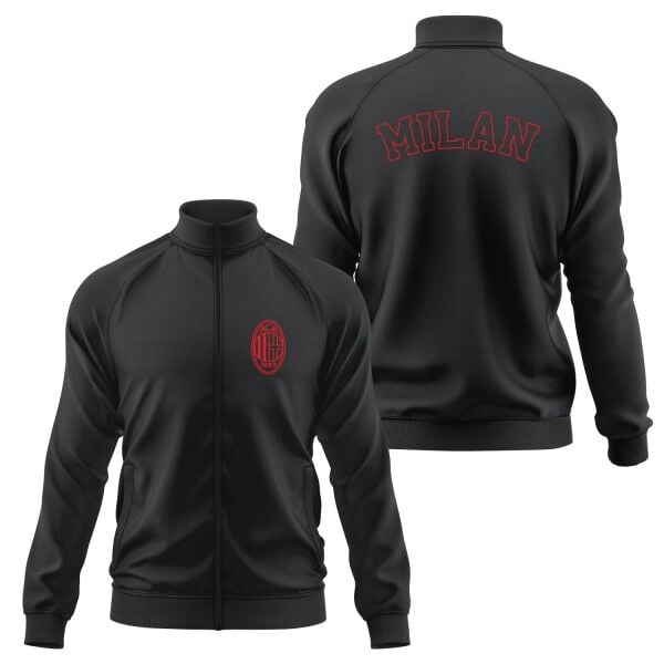 Sempre Milan Fermuarlı Sweatshirt XXL - Siyah | OUTLET