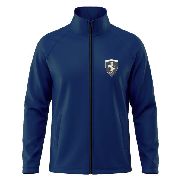 Scuderia Ferrari Muted Black Soft Shell Ceket M - İndigo Mavisi