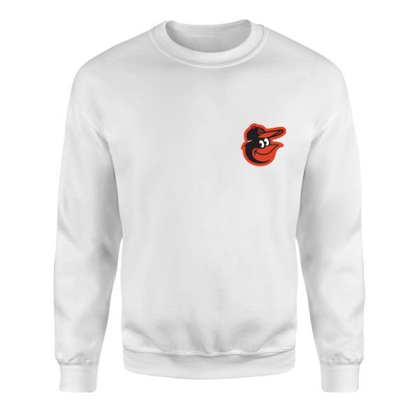 Baltimore Orioles Sweatshirt M - Beyaz